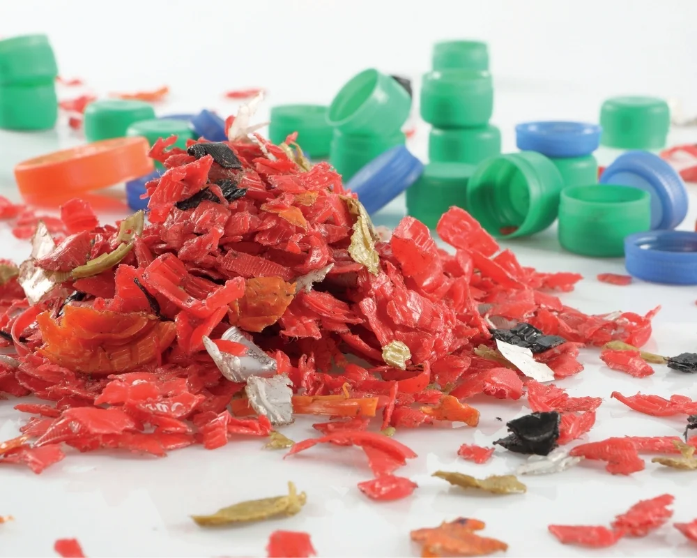 PP Caps Regrinds Blue